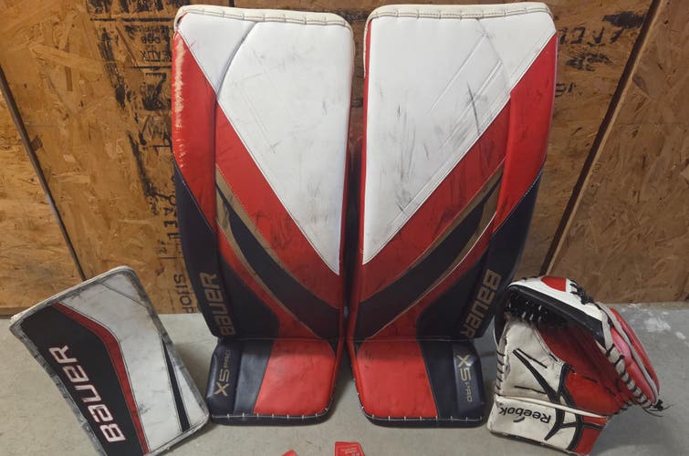 Custom Bauer X5 Pro Goalie Leg Pads Medium
