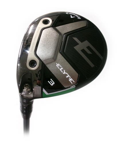 LH Callaway Elyte 15* 3 Fairway Wood Graphite Denali Blue 60g Stiff Flex