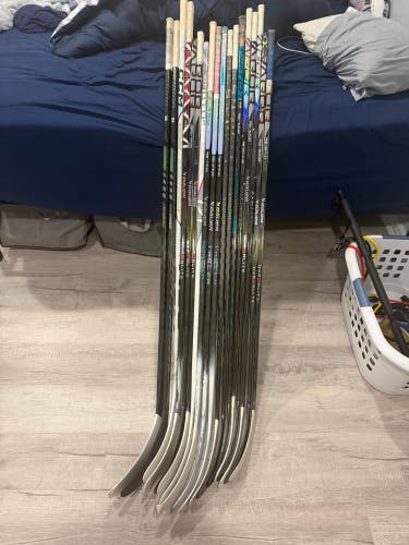 Senior Bauer Left hand hockey sticks