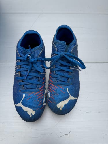 Blue Kids 2Y (Big Kids / Youth) Puma Cleats (Used)