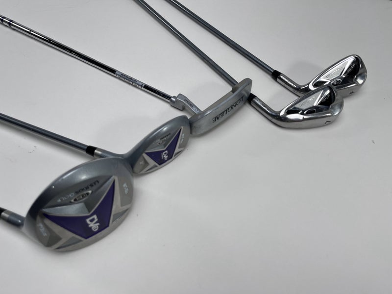 US Kids Ultralight WT-15s 54" Club Set Driver 4H 7 PW Putter Youth Junior RH Bag