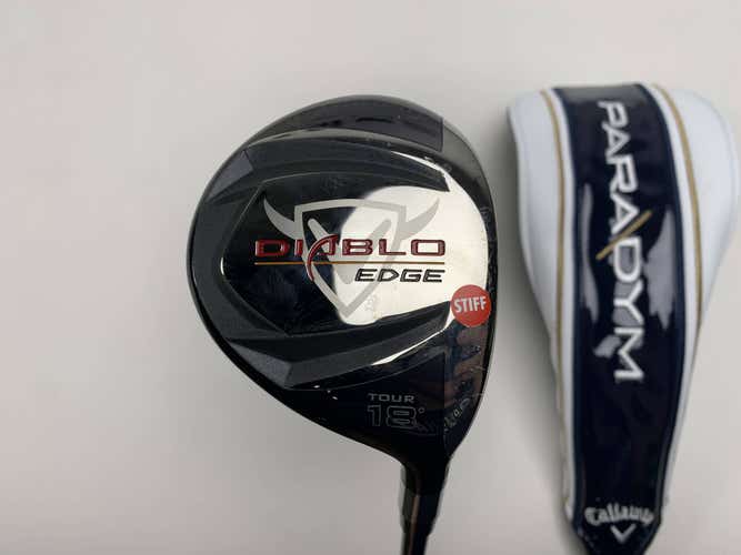 Callaway Diablo Edge Tour 5 Fairway Wood 18* 70g Stiff Graphite Mens RH HC NEW