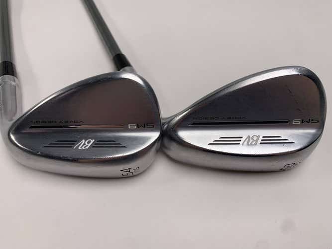 Titleist Vokey SM9 Tour Chrome Wedge Set 54* 10 | 60*10 Kuro Kage 85g Regular RH