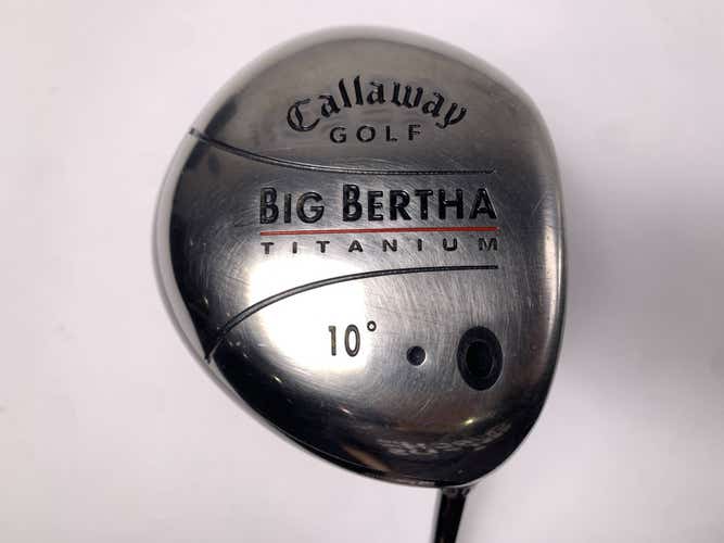 Callaway Big Bertha Titanium Driver 10* RCH 65w Regular Graphite Mens RH