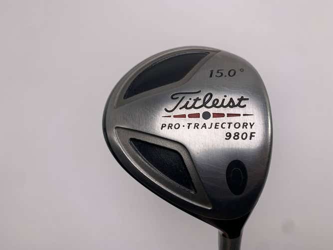 Titleist 980 F 3 Fairway Wood 15* 4375 Stiff Graphite Mens RH