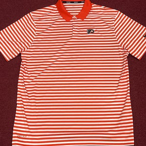 Philadelphia Flyers Orange Large Men's Nike Gold shirt Item#ZKGSL