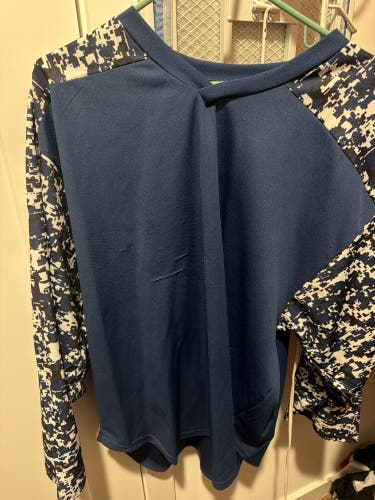 Blue Camo Large Adult Unisex Jersey (Used)