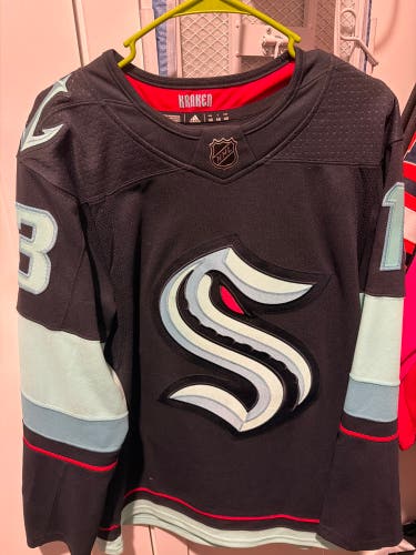 Tanev Seattle Kraken Size 46 Adult Unisex Adidas Jersey (Used)