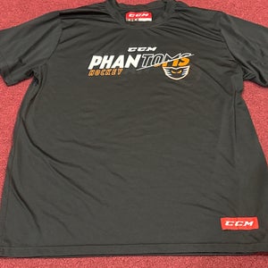 Lehigh Valley Phantom Black XL Adult Unisex CCM Dry Fit  shirt Item#ZGQW