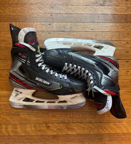 2019 Bauer Vapor 2X Pro Hockey Skates Regular Width 9.5 (Lightly Used) With LS Pulse Steel