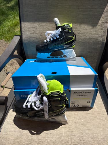 Bauer GSX Hockey Goalie Skates Regular Width 13 (Used)