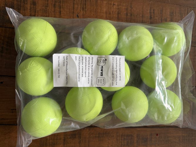 Lacrosse Ball 12 Pack (1 Dozen) (New)