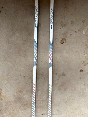 Senior Warrior AlphaLX2Pro Right Handed Hockey Stick P28 55 Flex Pro Stock. One used one not.$150 ea