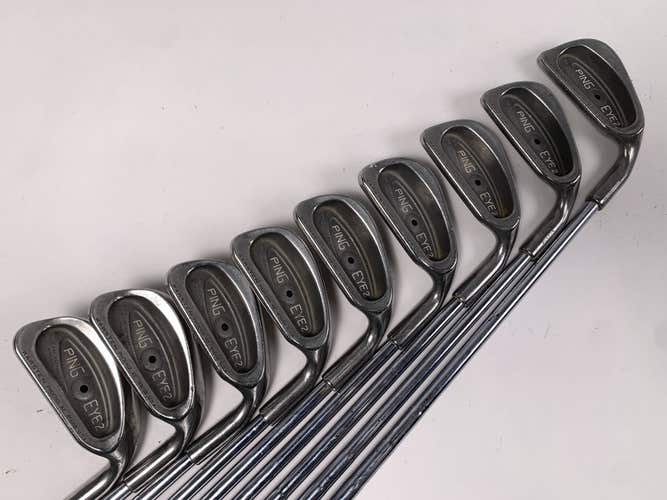 Ping Eye 2 Iron Set 2-PW Black Dot Karsten ZZ-Lite Stiff Steel Mens RH