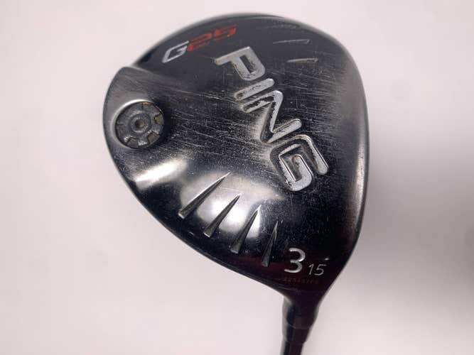 Ping G25 3 Fairway Wood 15* Grafalloy Pro Launch Red Regular RH Oversize Grip