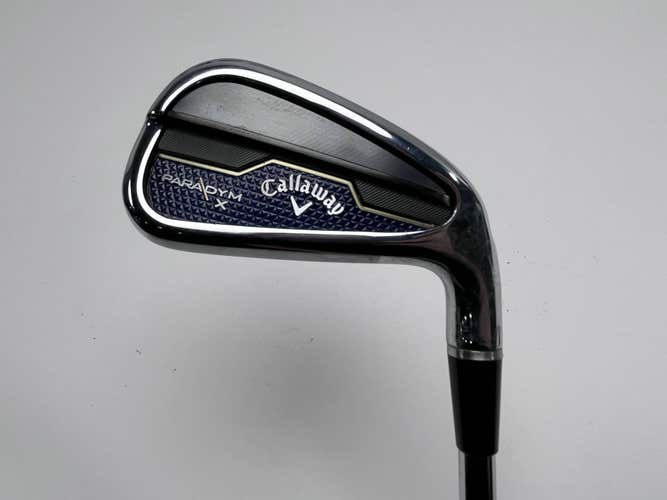 Callaway Paradym X Single 7 Iron Fitter 2* Up KBS Tour Stiff Steel Mens RH