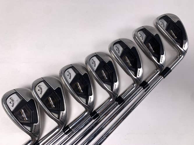 Callaway Rogue ST Max Iron Set 5-PW+GW True Temper Elevate MPH 95g Regular RH