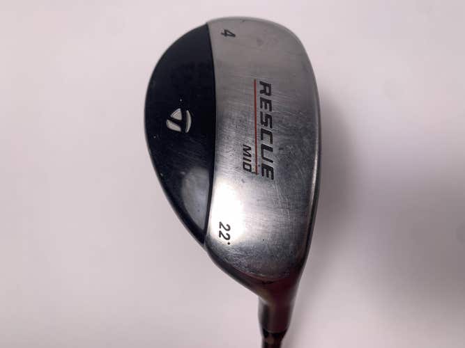 TaylorMade Rescue Mid 4 Hybrid 22* 65g Regular Graphite Mens RH