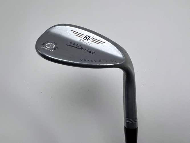 Titleist Vokey Spin Milled SM4 Chrome Lob Wedge LW 60* 7 Bounce RH