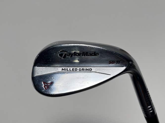 TaylorMade Milled Grind Satin Chrome Wedge 58* 11 Bounce SB Wedge Steel Mens RH