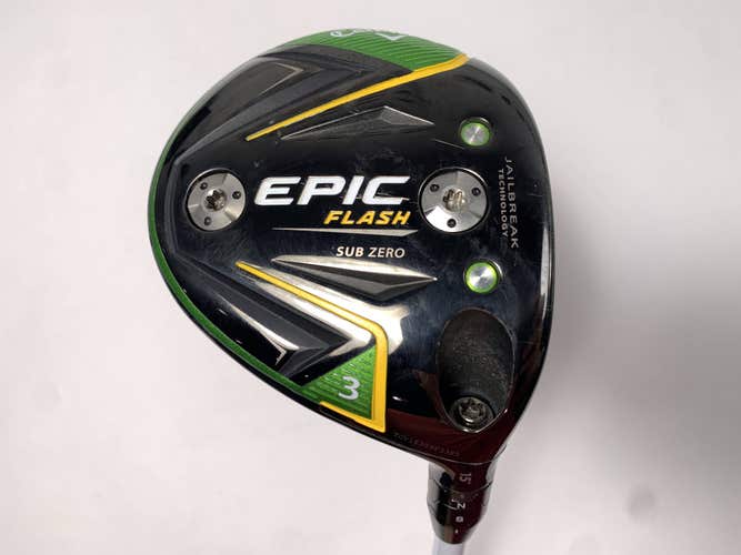 Callaway EPIC Flash Sub Zero Tour Issue 3 Wood 15* Atmos 8TX Black XStiff RH HC