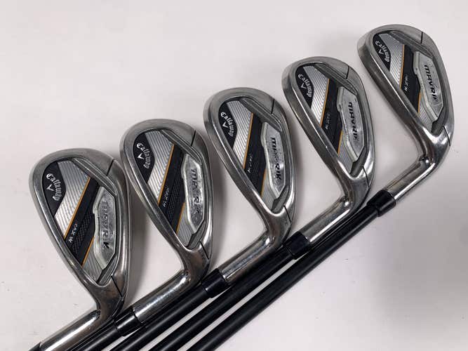 Callaway Mavrik Max Womens Iron Set 6-PW Helium 40LLI Ladies Graphite Womens RH