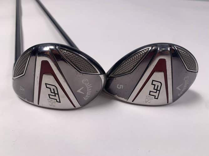 Callaway FT-iZ 4 & 5 Hybrid Set 24* 27* 50g Ladies Graphite Womens RH