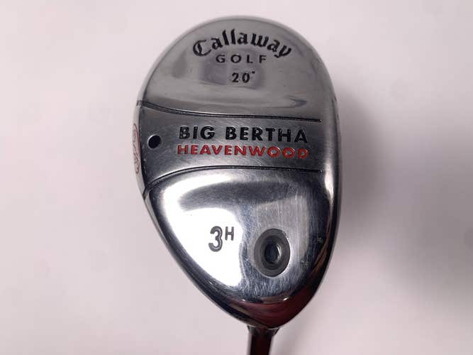Callaway Big Bertha Heavenwood 3 Hybrid 20* RCH 75w Firm Graphite Mens RH