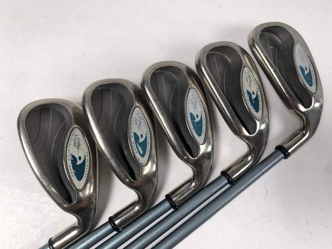 Callaway Hawkeye Iron Set 5-9 Hawk Eye Gems Ladies Graphite Womens RH