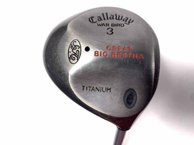 Callaway Original Great Big Bertha Warbird 3 Fairway Wood 15* BB UL Senior RH