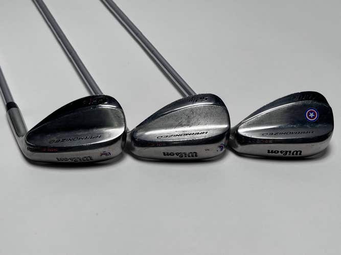 Wilson Harmonized Classic Wedge Set 50* 8 52* 8 56* 12 Wedge Steel Mens RH