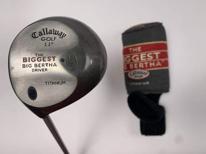 LEFTY Callaway Biggest Big Bertha Driver 11* Ultra Light Regular Graphite LH HC