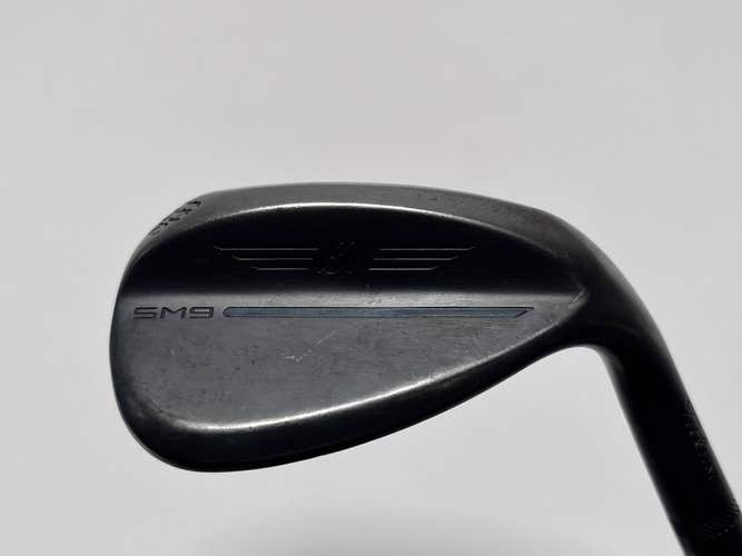 Titleist Vokey SM9 Jet Black Wedge 58* 12 Bounce D-Grind S400 Black Stiff RH