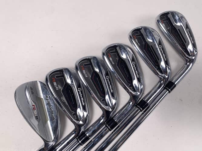 TaylorMade RSi 1 Iron Set 6-PW+SW REAX 90g Stiff Steel Mens RH