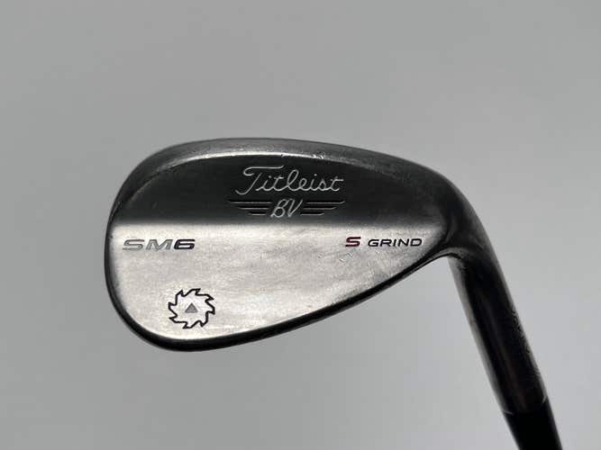 Titleist Vokey SM6 Steel Grey Wedge 54* 10 Bounce S-Grind Wedge Steel Mens RH
