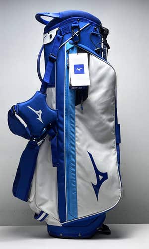 Mizuno BR-D3 Stand Bag Blue 4-Way Divide Dual Strap Golf Bag NEW
