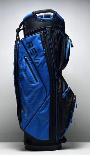 Callaway REVA Ladies Cart Bag Blue 14-Way Divide Single Strap Golf Bag