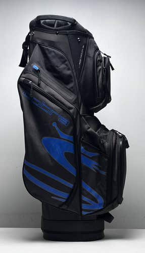 Cobra Fly XL Cart Bag Black 14-Way Divide Single Strap Golf Bag