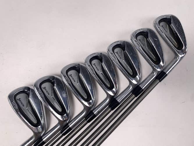 Srixon Z585 Iron Set 4-PW AeroTech SteelFiber i95 Stiff Graphite Mens RH +1/2"