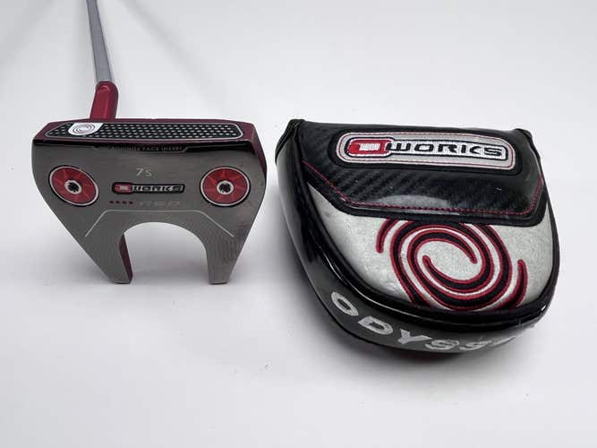 LEFTY Odyssey O-Works Red 7S Putter 35" Mens LH HC