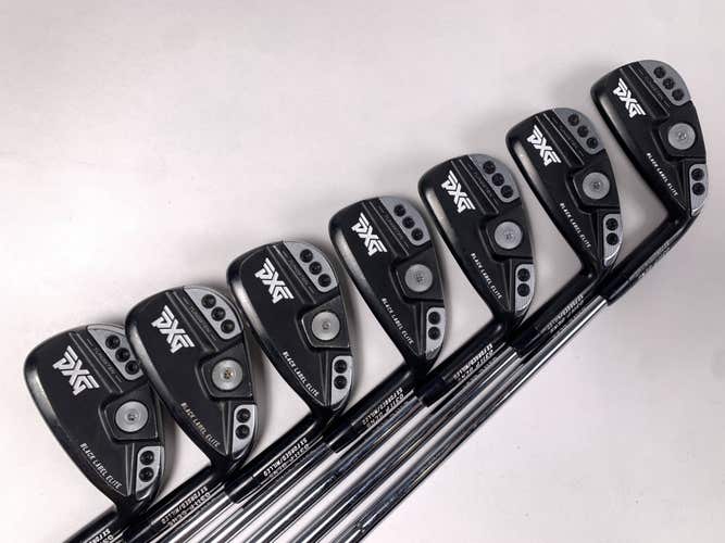 PXG 0311 XP GEN5 Xtreme Dark Iron Set 4-PW KBS Tour 120g Stiff Steel Mens RH