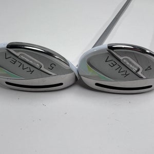 TaylorMade Kalea Ladies 4 & 5 Hybrid Set 22* 25* Kalea 45g Ladies LH