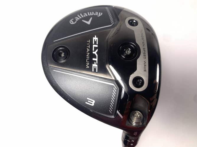 Callaway Elyte Ti 3 Fairway Wood 15* Project X Denali Blue 6.0 60g Stiff RH