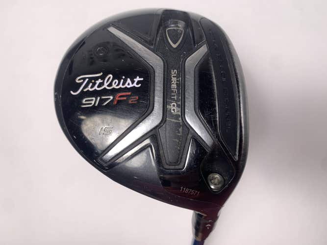 Titleist 917 F2 3 Fairway Wood 15* Project X Even Flow 6.0 75g Stiff RH