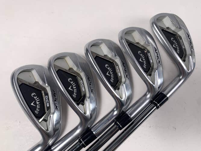 Callaway Apex DCB 21 Iron Set 7-PW+AW RCH 45g Ladies Graphite Womens RH