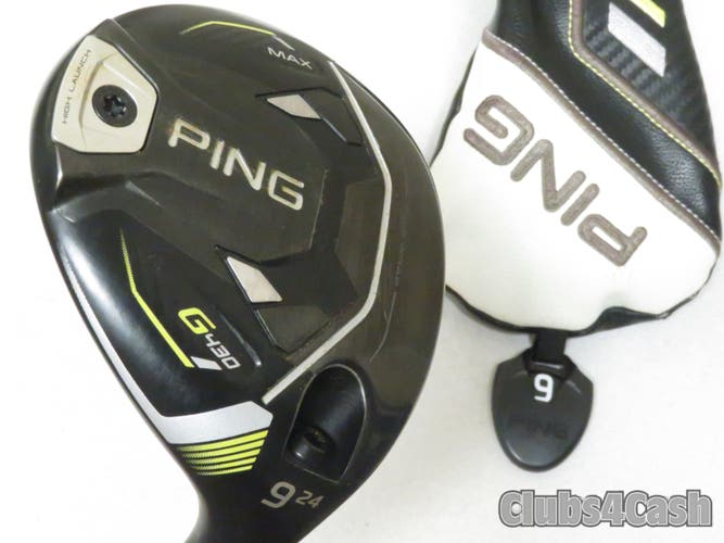PING G430 Max HL Fairway 24 High Launch 9 Wood Alta Quick 45 SENIOR Flex +Cover