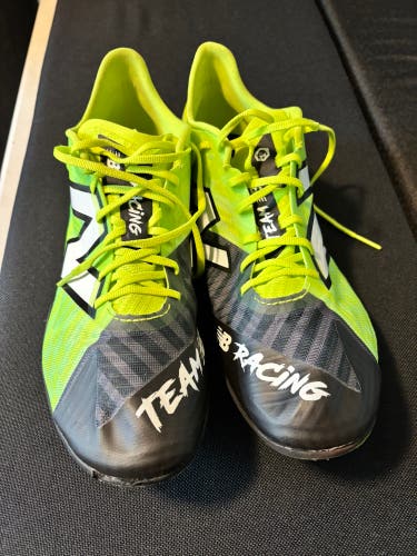 Green Unisex Adult Size M 9.0 (W 10.0) New Balance SD100 Track Spikes (Used)