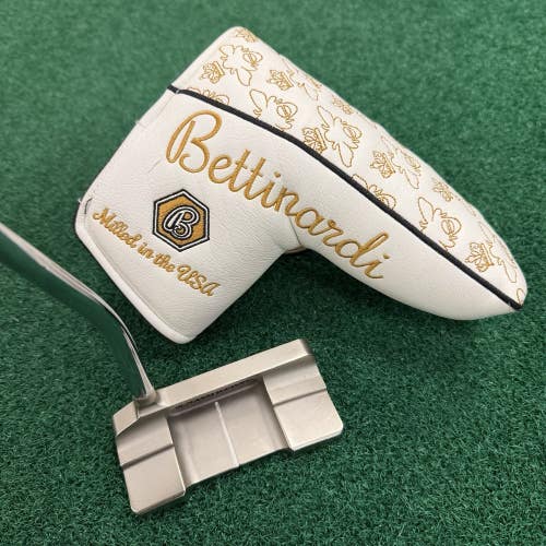 Bettinardi Queen B # 8 Putter Men's Right Hand Steel Shaft 37.5" w/ Head Cover