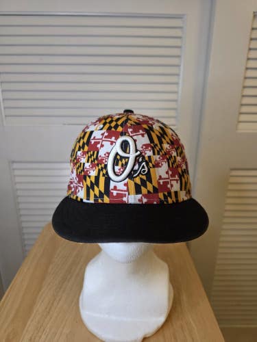 Baltimore Orioles Maryland Flag New Era Youth 9fifty Snapback Hat MLB
