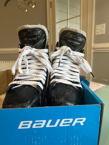 Black 2024 Bauer Supreme M50 Pro Hockey Skates 7.5 (Used)